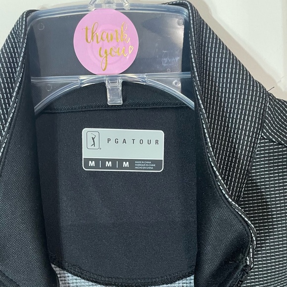 PGA Tour Men's Charcoal and Black Vest~ Size Medium - Picture 2 of 10